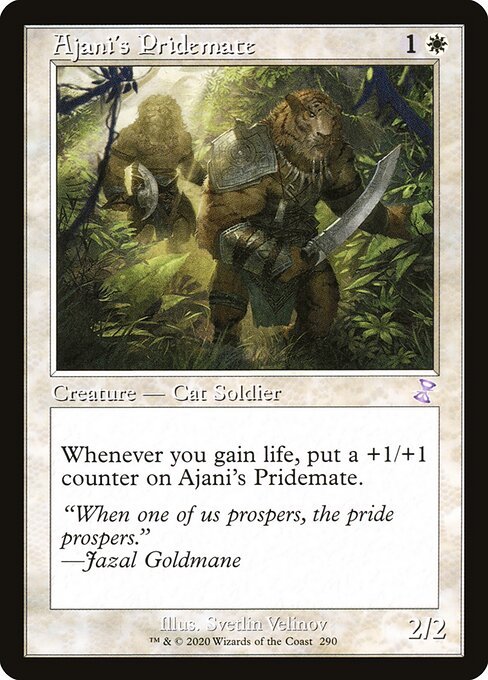 Ajani's Pridemate card from TSR #290