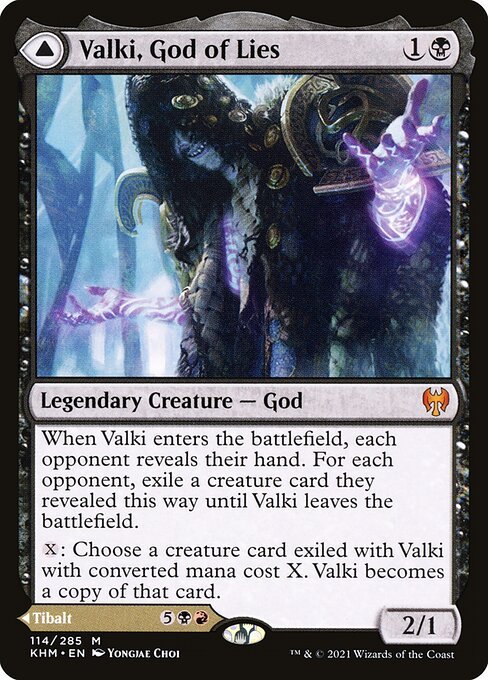 Valki, God of Lies card from KHM #114