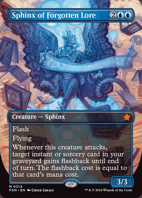 Sphinx of Forgotten Lore card from FDN #314