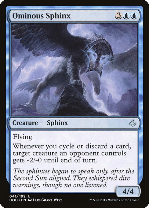 Ominous Sphinx card from HOU #41