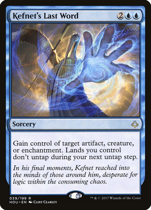 Kefnet's Last Word card from HOU #39