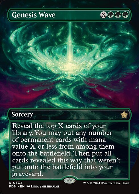 Genesis Wave card from FDN #334