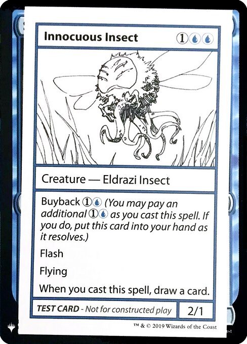 Innocuous Insect card from CMB1 #23