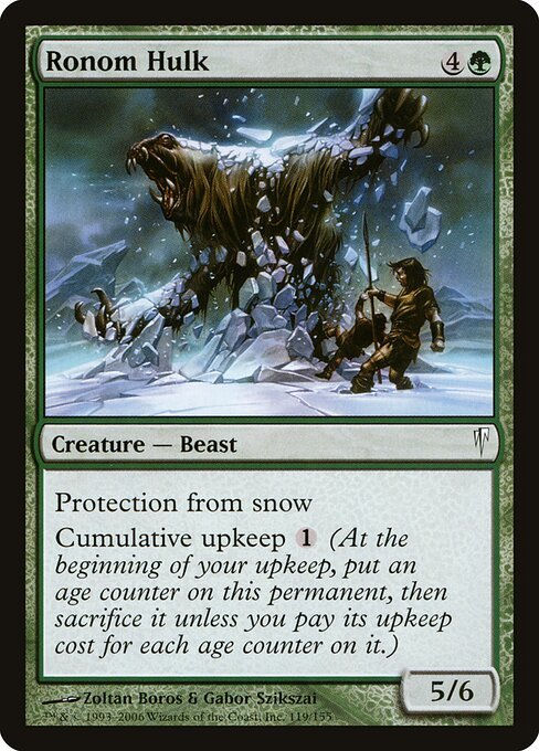 Ronom Hulk card from CSP #119