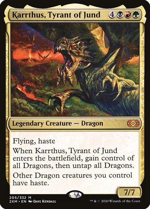 Karrthus, Tyrant of Jund card from 2XM #205