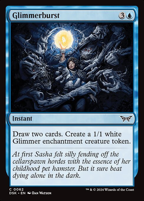 Glimmerburst card from DSK #62