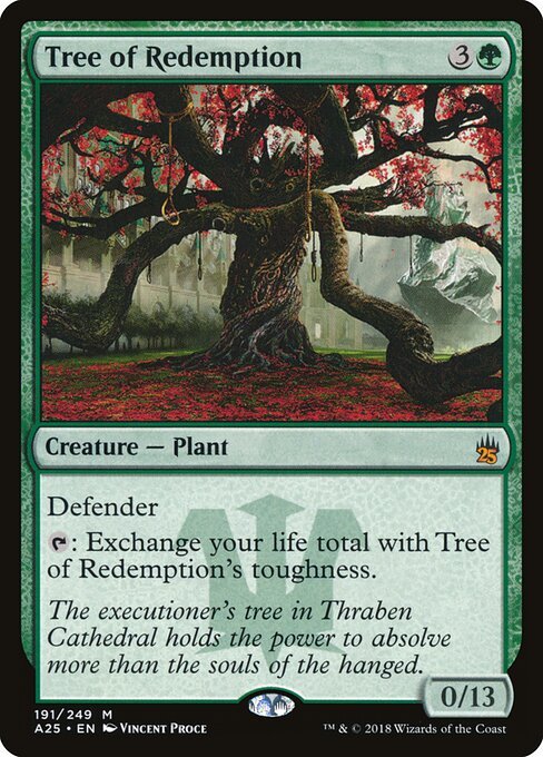 Tree of Redemption card from A25 #191