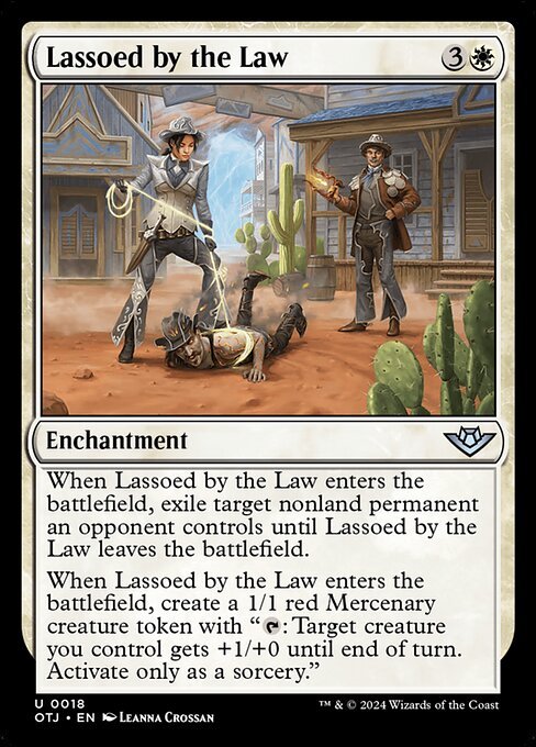Lassoed by the Law card from OTJ #18