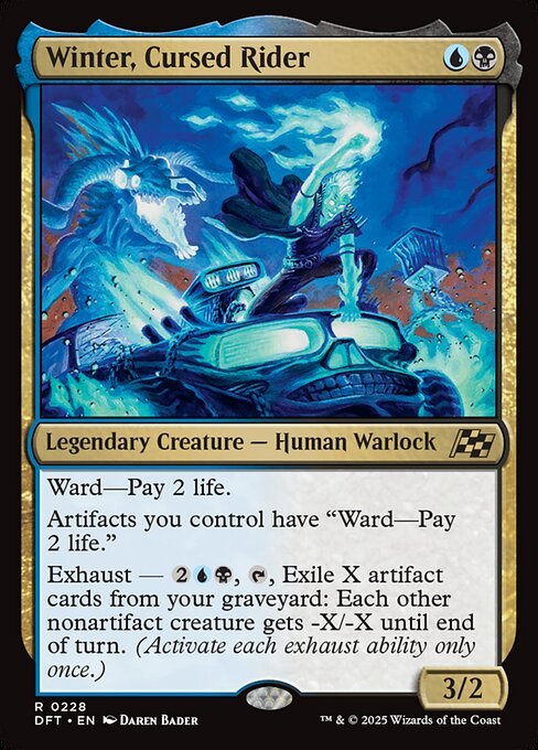 Winter, Cursed Rider card from DFT #228