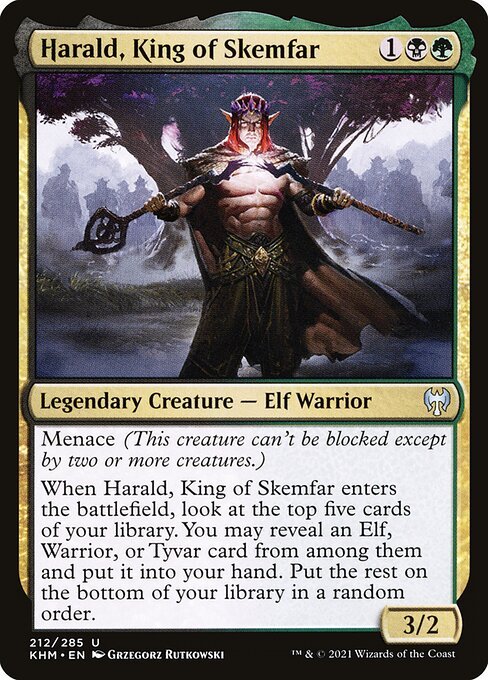 Harald, King of Skemfar card from KHM #212