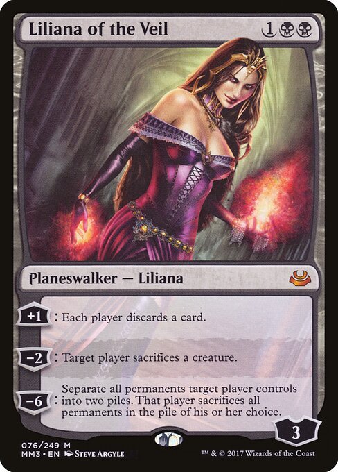 Liliana of the Veil card from MM3 #76