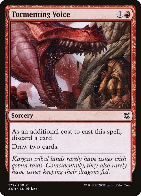 Tormenting Voice card from ZNR #172