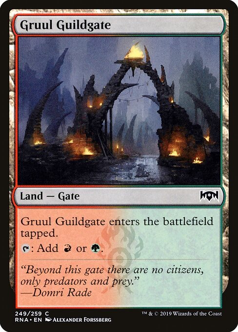 Gruul Guildgate card from RNA #249