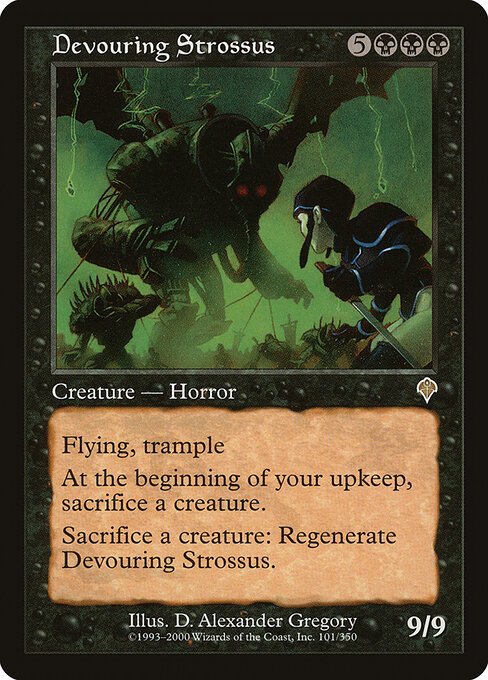 Devouring Strossus card from INV #101