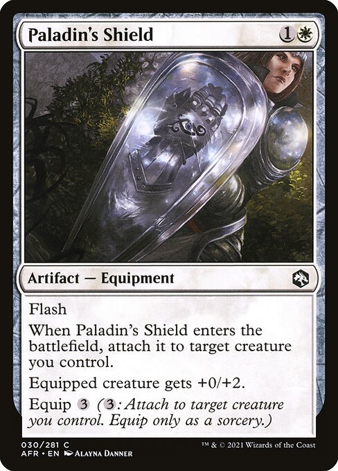 Paladin's Shield card from AFR #30