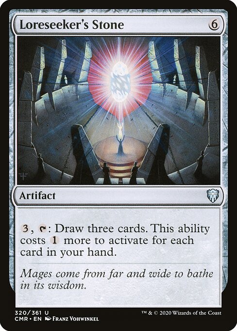 Loreseeker's Stone card from CMR #320