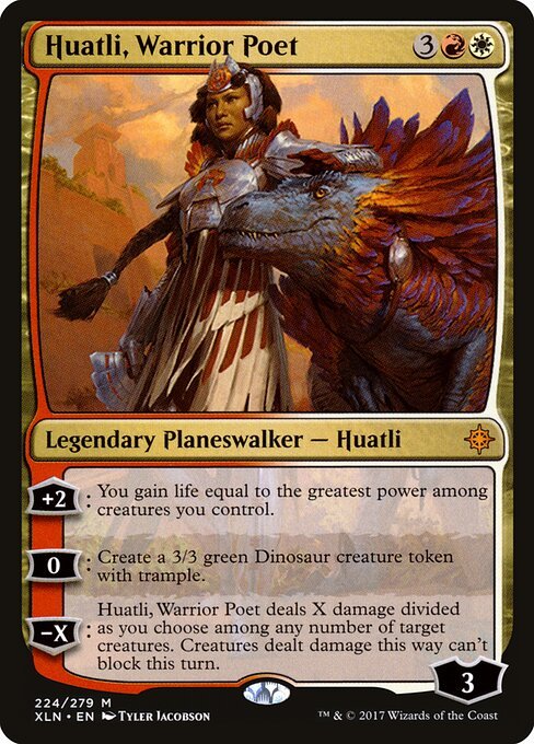 Huatli, Warrior Poet card from XLN #224