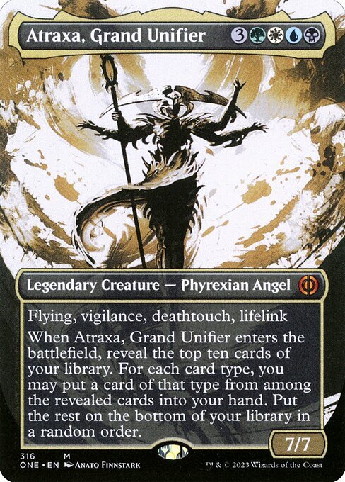 Atraxa, Grand Unifier card from ONE #316