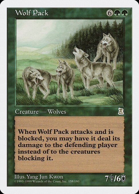 Wolf Pack card from PTK #158