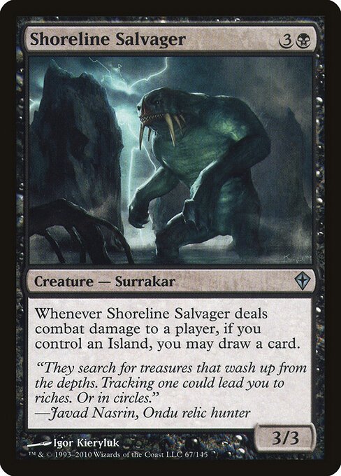 Shoreline Salvager card from WWK #67
