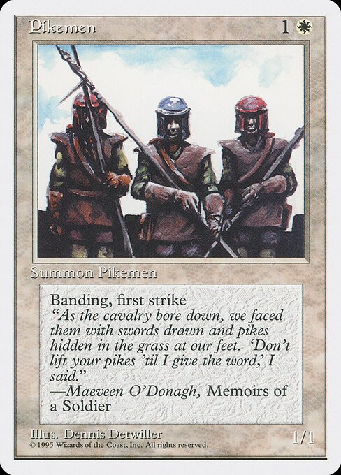 Pikemen card from 4ED #product-1877