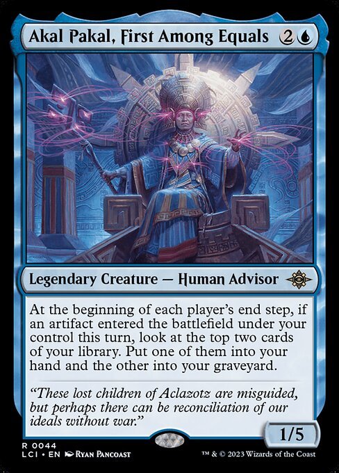 Akal Pakal, First Among Equals card from LCI #44
