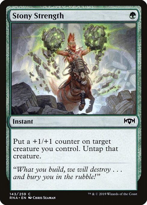 Stony Strength card from RNA #143