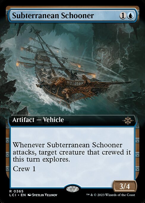 Subterranean Schooner card from LCI #365