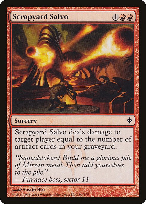 Scrapyard Salvo card from NPH #94