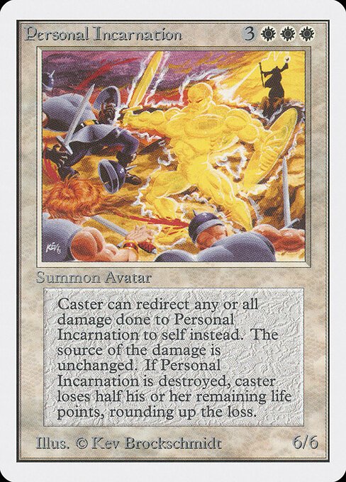 Personal Incarnation card from 2ED #product-9159