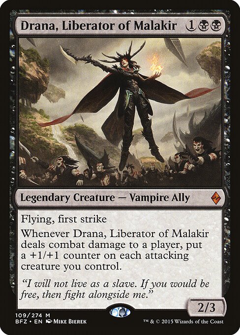 Drana, Liberator of Malakir card from BFZ #109