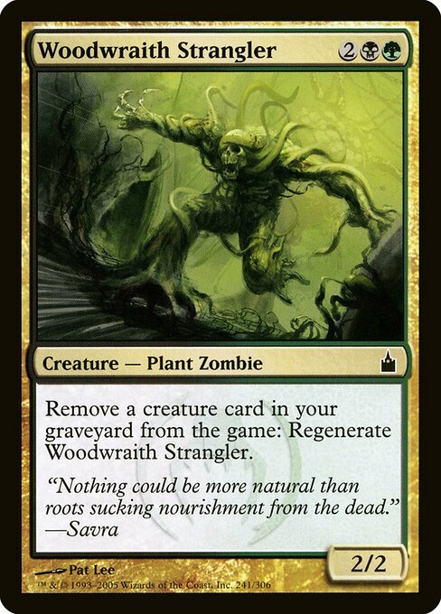 Woodwraith Strangler card from RAV #241