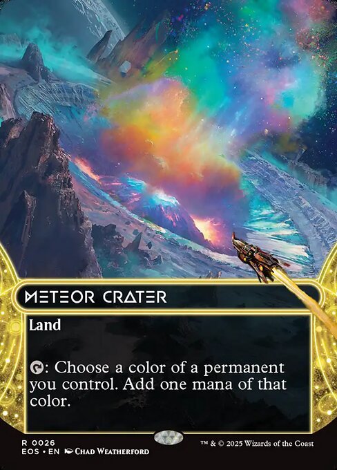 Meteor Crater card from EOS #26