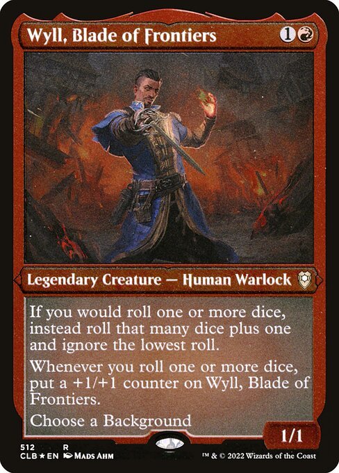 Wyll, Blade of Frontiers card from CLB #512