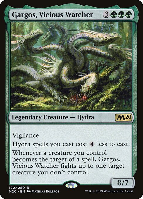 Gargos, Vicious Watcher card from M20 #172