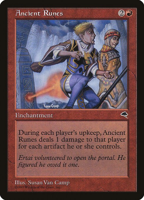 Ancient Runes card from TMP #161