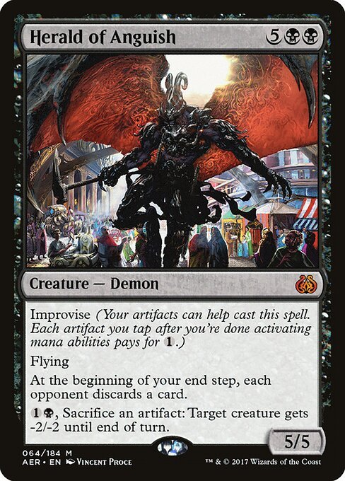 Herald of Anguish card from AER #64