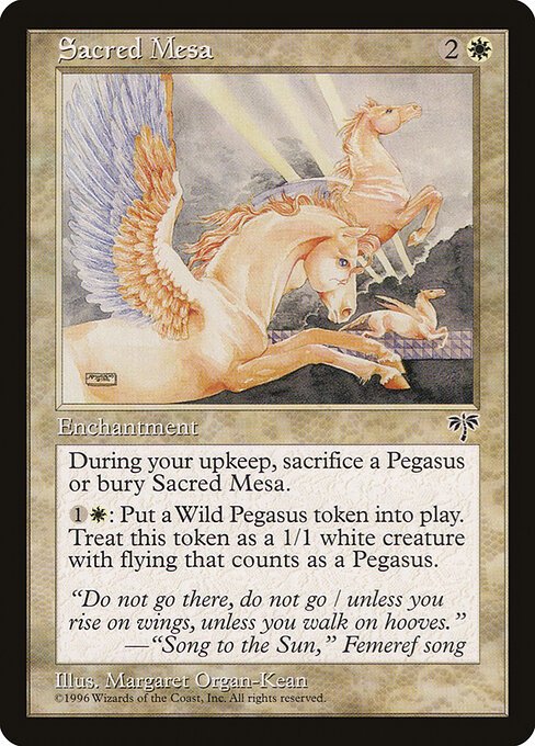 Sacred Mesa card from MIR #product-5210