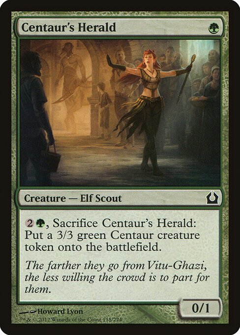 Centaur's Herald card from RTR #118