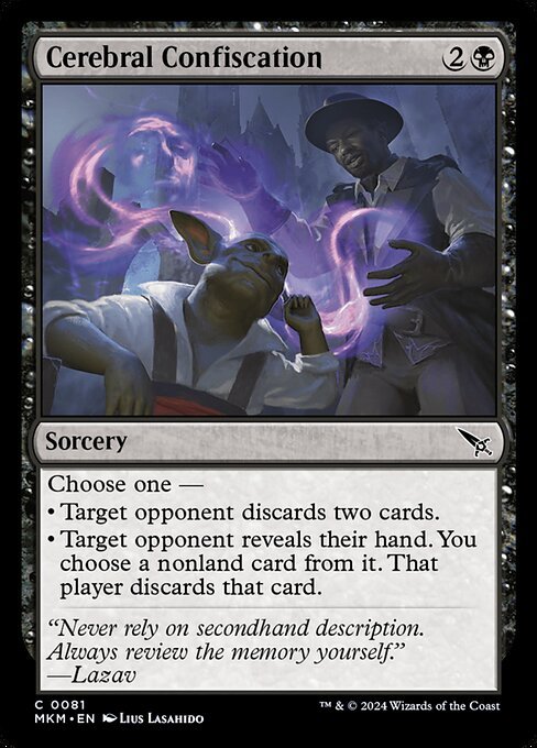 Cerebral Confiscation card from MKM #81