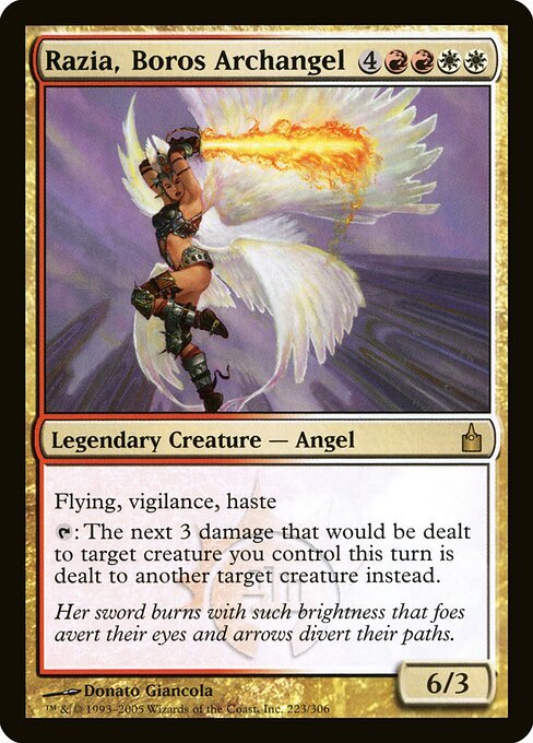 Razia, Boros Archangel card from RAV #223