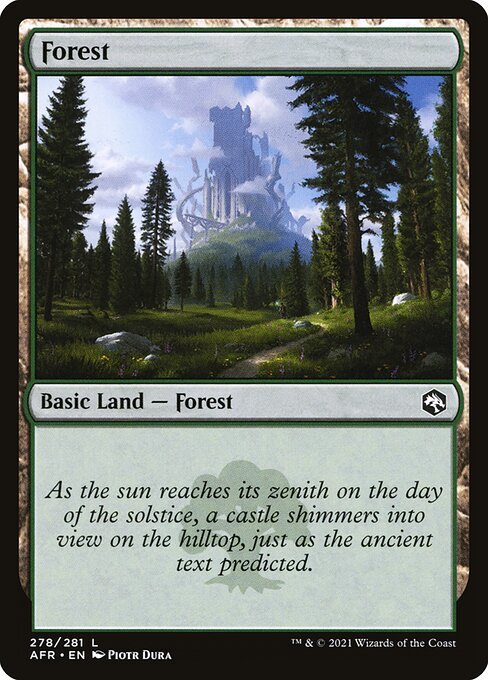 Forest (278) card from AFR #278