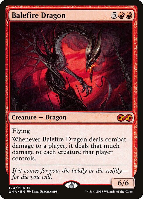 Balefire Dragon card from UMA #124