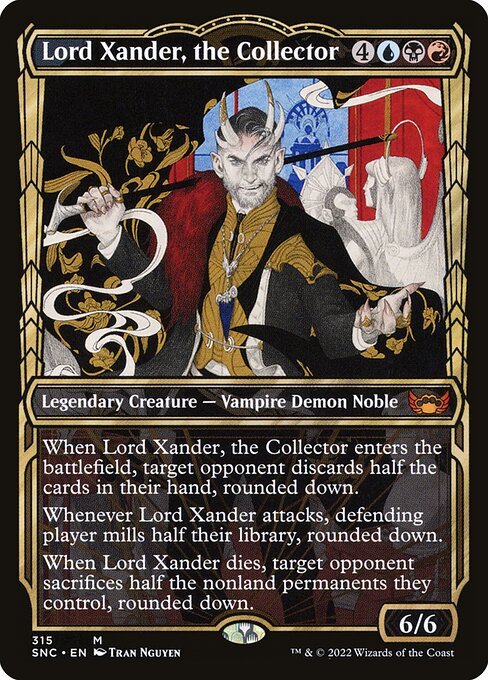 Lord Xander, the Collector card from SNC #315