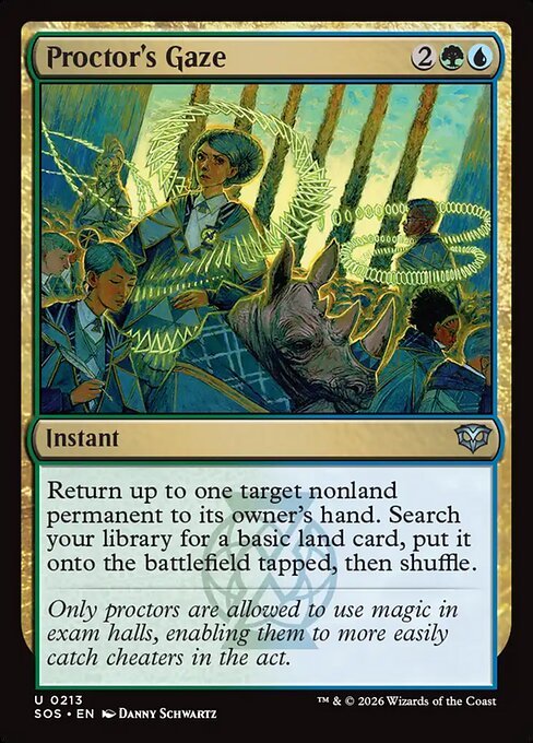 Proctor's Gaze card from SOS #213