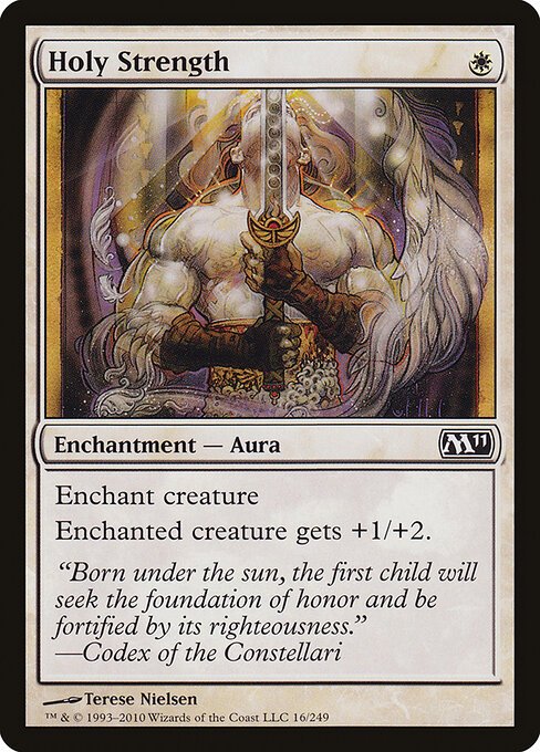 Holy Strength card from M11 #16