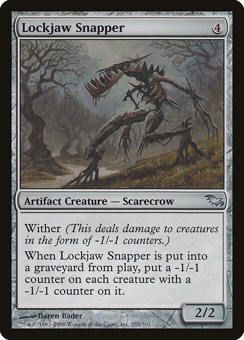 Lockjaw Snapper card from SHM #255