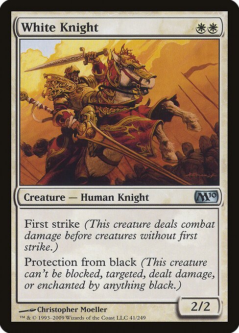 White Knight card from M10 #41