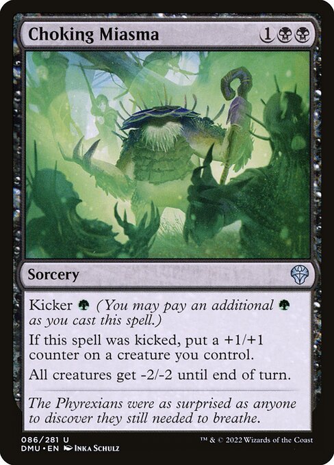 Choking Miasma card from DMU #86