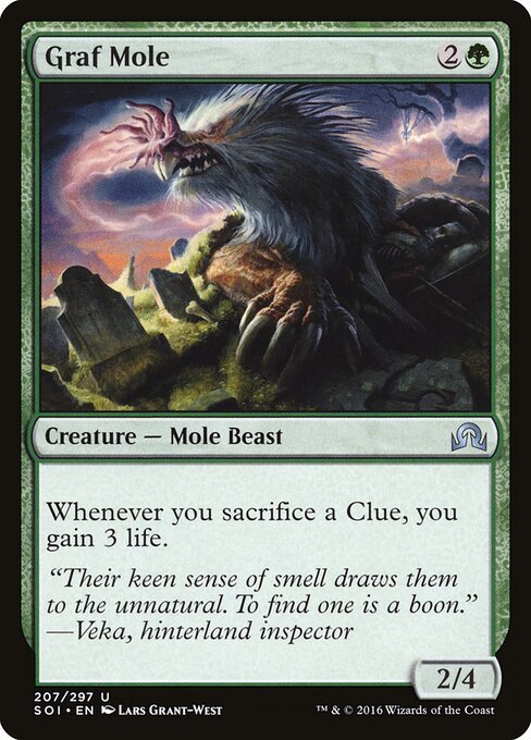 Graf Mole card from SOI #207